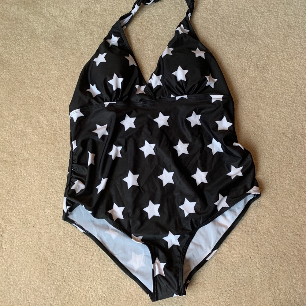 Maternity halter swimsuit never worn